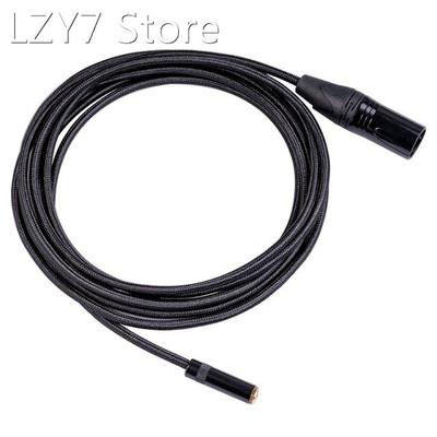 3.5mm Female to XLR Male 3Pin Stereo Cable Connector for Ins