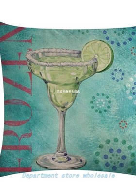 2019 New Summer Ice Drink Series Linen Pillowcase Cushions S