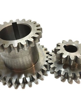 2Pcs/Set Cj0618 Teeth T29Xt21 T20Xt12 Dual Dears Metal Lathe