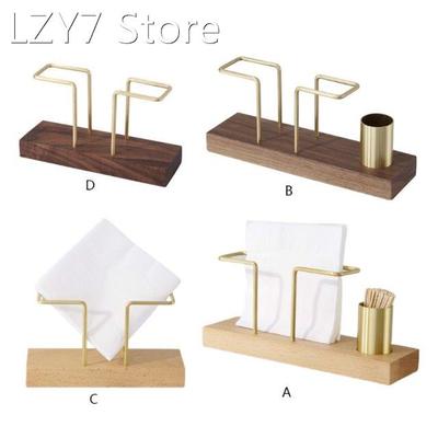 Solid Wood Tissue Holder Home Napkin Container Napkin Tissue