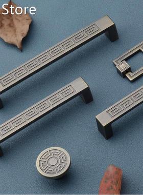 Luck Cloud Chinese Style Cabinet Handles Drawer Kitchen Door