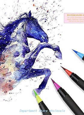 20 Color Watercolor Pen Color Soft Head Brush Creative Calli