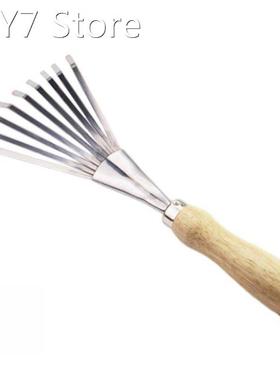 Stainless Steel Nine-Tooth Harrow Shovel Loose Soil Flower G