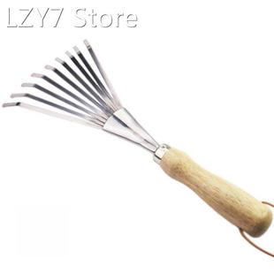 Loose Steel Nine Tooth Stainless Soil Shovel Harrow Flower