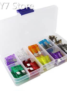 50Ps Profile Medium Size Blade Type Car Fuse Assortment Set