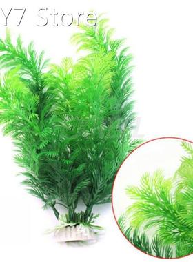 Aquarium Grass Decoration Water Weeds Ornament Plastic Plant