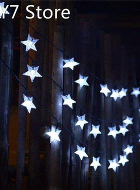 Solar Star String Lights 8 Modes Solar Powered Twinkle Fairy