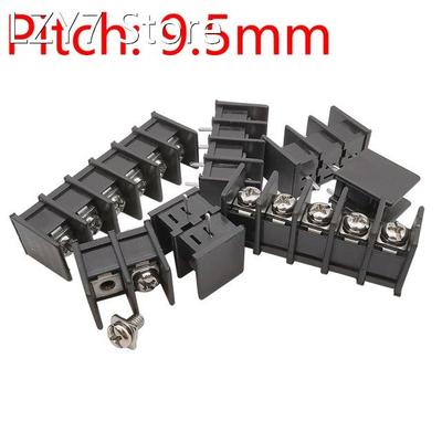 10Pcs Black KF45 9.5mm 2/3/4/5/6 Pin PCB Screw Terminal Bloc