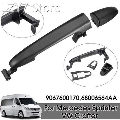 Black Exterior Outside Left Sliding Door Handle For Mercedes