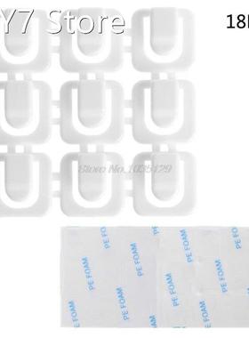 18Pcs Self-adhesive Wire Tie Cable Mount Clamp Clip Car USB