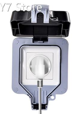 External Outdoor IP66 1 Slot Wall Socket Dustproof Surface-M