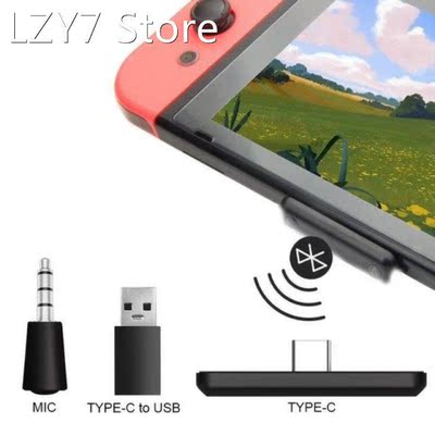 1set Wireless Usb/type-c Bluetooth Adapter For Switch Audio