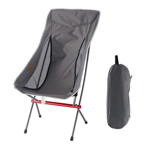 HooRu Folding Fishing Chair Portable Beach Camping Deck Chai