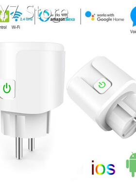 Smart Plug WiFi Socket EU Power Socket 16A 100-240V Power Mo