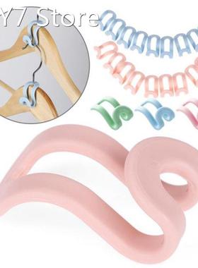 5pcs Multi-function Wardrobe Space-saving Stack Hanger Hook