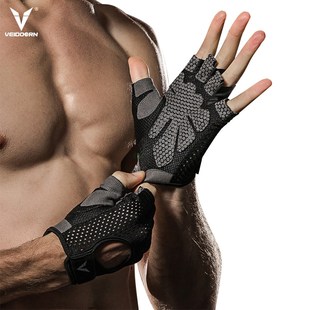 Veidoorn Gym Gloves Fitness Weightlifting Gloves Men Women N