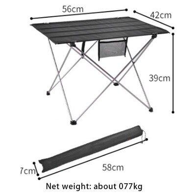 Outdoor Camping Table Portable Foldable Desk Furniture Ultra