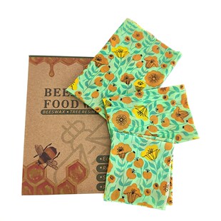 Reusable Beewax Food Wrap Plastic Free for Food Storage Eco