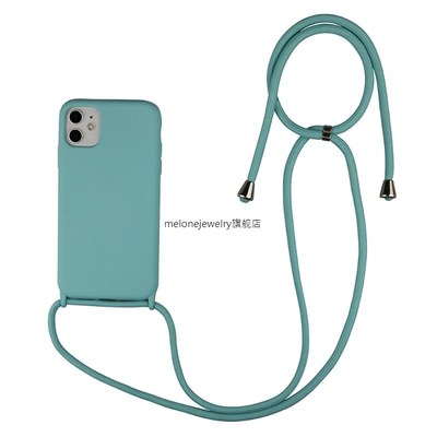 Luxury ransparent Pearl strap Chain Necklace Cell Phone Cas