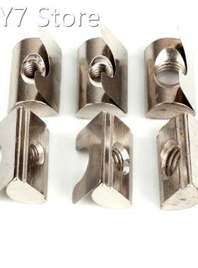 10pcs 3030 Half round nut M4 M5 M6 M8 shrapnel nut block ela