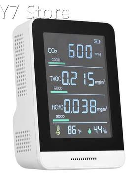 Air Quality Monitor CO2 Meter 5 in 1 IR Accurate Tester for
