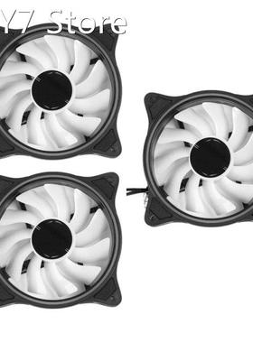 4 Pin 120mm Cool Fan Pc Fan Solar Eclipse Effect Internal Ra