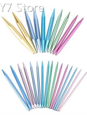 Interchangeable Needles Set Colorful Aluminum Circular Knitt