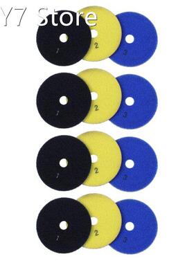 12 Pieces 100mm Diamond Flexible Wet & Dry Polishing Pad