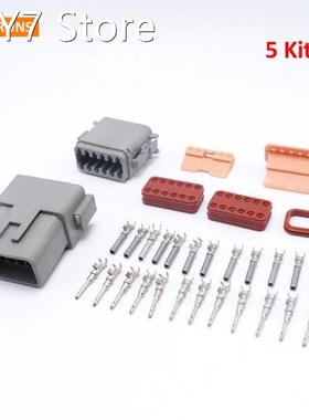 Brand New 5 Sets Kits 12 Pin/ Way Deutsch Auto Car Sealed El