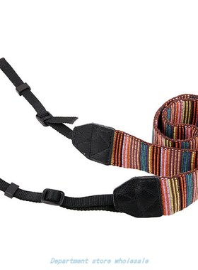 Hot Slae Color Stripes Soft Camera Neck Straps Shoulder Stra