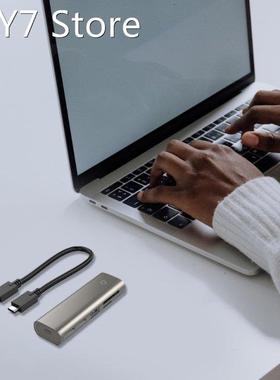 Aluminum Alloy USB C Hub Adapter USB C 6-port Hub Splitter 1