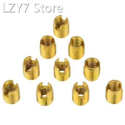 10Pcs/Set Self Tapping Threaded Insert 302 Slotted Type Wire