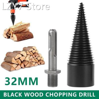 Firewood Chop Wood Drill Bit Splitting Tool Splitting Cone L