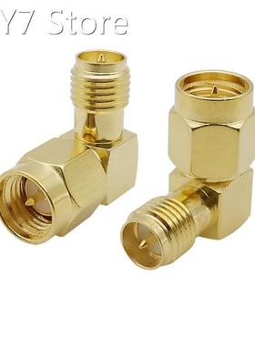 1Pcs SMA Male to RP-SMA Female (Pin) Right Angle 90 Degree R