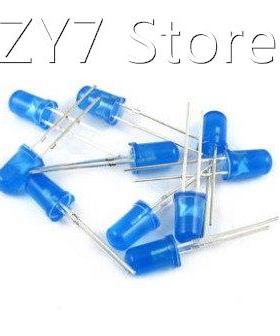 1000PCS/Lot 5MM Blue LED Diode Round Diffused Blue Color Lig