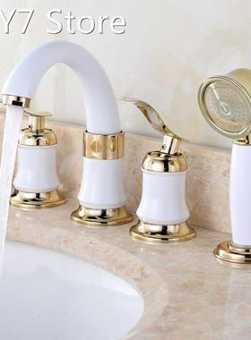 4pcs Bathroom Faucet Cold Hot Mixer Tap Ceramic Valve Core B