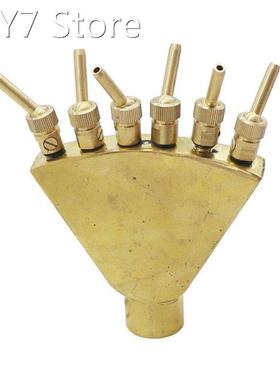 1 Pc 1 Inch Brass Adjustable Phoenix Tail Scattering Fountai