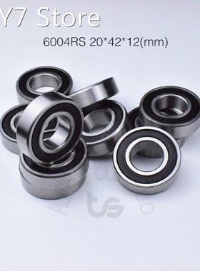 10pcs 6004RS 20*42*12(mm) chrome steel rubber Sealed High s