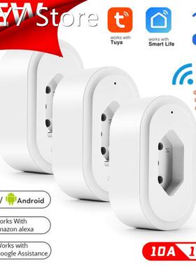Wireless Wifi Smart Plug Brazil 10/16A Smart Socket With Tim