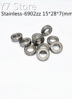 Stainless steel bearing 10PCS S6902ZZ 15*28*7(mm) free shipp