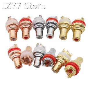 4Pcs RCA Female Socket AV Audio Video Connectors Signal Inpu