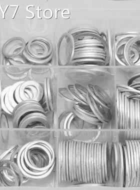 450pcs/set Oil Drain Plug Aluminum Washer Gasket Wear Resist