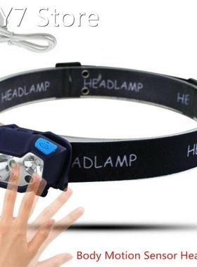 Dreamburgh Powerfull Headlamp USB Rechargeable Body Motion S