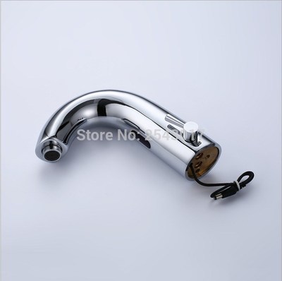 Automatic Sensor Faucet Hands Free Hot and Cold Water DC Dry