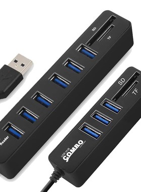 USB HUB 3.0 Multi USB Splitter 3.0 USB Hab SD TF Card Reader