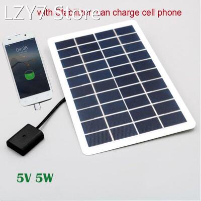 5 V 5W/ 7.5W Solar Panel With Stabilizer For Cell Phones Pol