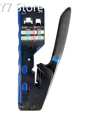 RJ45 RJ11 Network Crimper Cable Stripping Plier Stripper for