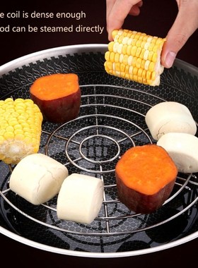 Pot Pan Cooking Stand Food Vegetable Steamer Rack Tray Durab