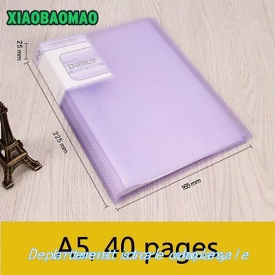 A5 20 PAge / 30 PAge / 40 PAge / 60 PAge File FolDer Docut F