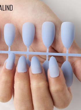 ROSALIND  Fake Nails Matte False nail 24pcs Detachable tips